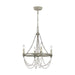 Visual Comfort Studio - F3331/4FWO/DWW - Four Light Chandelier - Beverly - French Washed Oak / Distressed White Wood