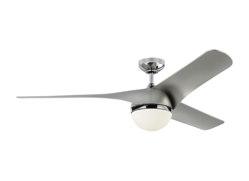 Visual Comfort Fan - 3AKR56CHD - 56``Ceiling Fan - Akova 56 - Chrome