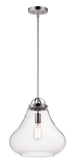 Maxim - 10093CLSN - One Light Pendant - Stella - Satin Nickel