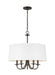 Generation Lighting. - 3320205-710 - Five Light Chandelier - Seville - Bronze