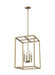 Generation Lighting. - 5134504EN-848 - Four Light Hall / Foyer - Moffet Street - Satin Brass