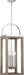 Nuvo Lighting - 60-6483 - Four Light Pendant - Bliss - Driftwood / Polished Nickel Accents