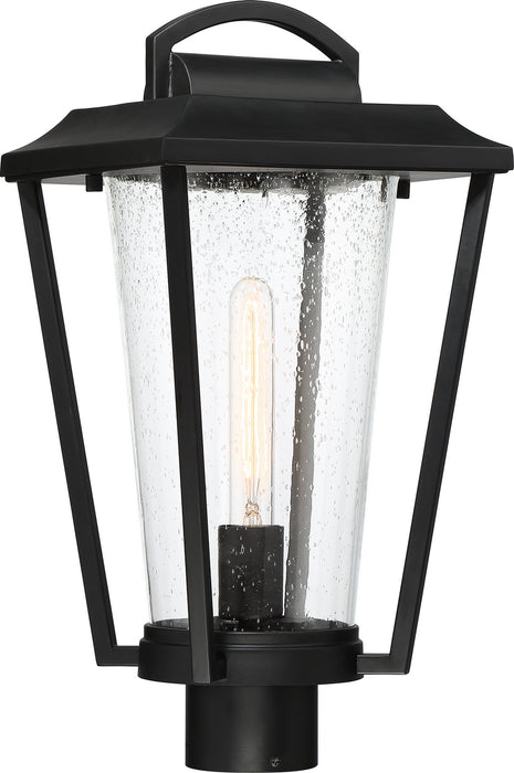Nuvo Lighting - 60-6513 - One Light Post Lantern - Lakeview - Aged Bronze / Brass Accents