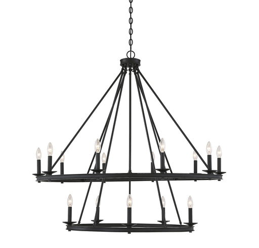 Savoy House - 1-312-15-89 - 15 Light Chandelier - Middleton - Matte Black