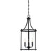 Savoy House - 7-1040-3-BK - Three Light Foyer Pendant - Penrose - Black