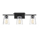 Savoy House - 8-1020-3-BK - Three Light Bath Bar - Calhoun - Black