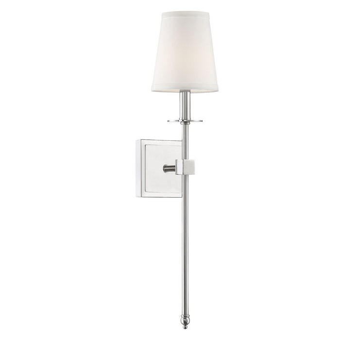 Savoy House - 9-303-1-109 - One Light Wall Sconce - Monroe - Polished Nickel