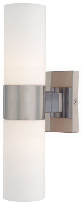 Minka-Lavery - 6212-84 - Two Light Wall Sconce - Brushed Nickel