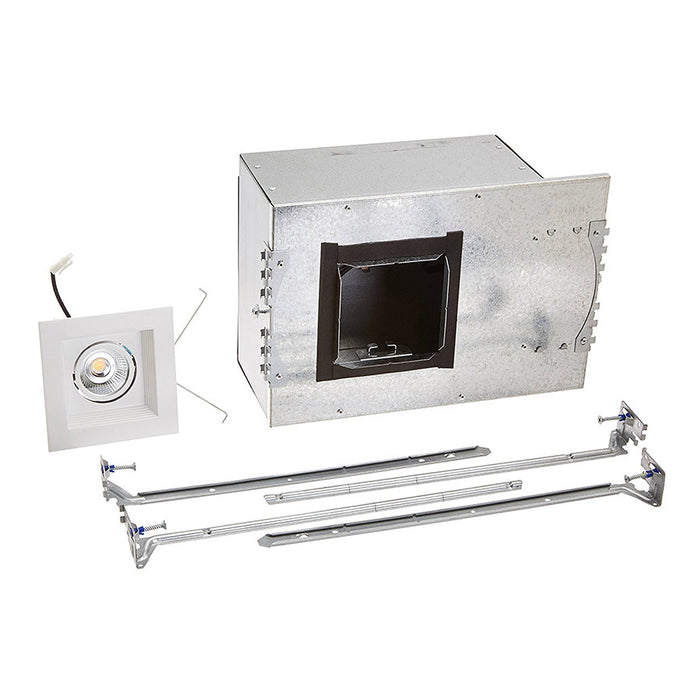 W.A.C. Lighting - MT-3LD111NA-F940WT - LED Single Light New Construction Housing with Trim and Light Engine - Mini Led Multiple Spots - White