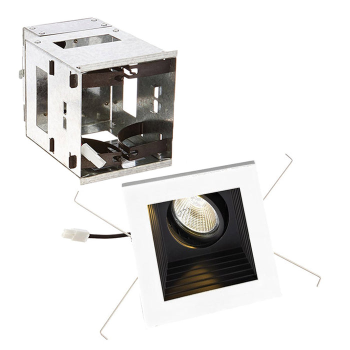 W.A.C. Lighting - MT-3LD111R-W940-BK - LED Single Light Remodel Housing with Trim and Light Engine - Mini Led Multiple Spots - Black