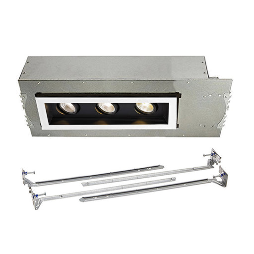 W.A.C. Lighting - MT-3LD311NA-F927BK - LED Three Light New Construction Housing with Trim and Light Engine - Mini Led Multiple Spots - Black