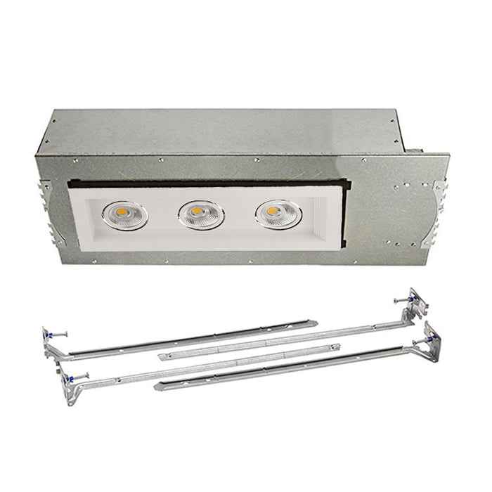 W.A.C. Lighting - MT-3LD311NA-W940WT - LED Three Light New Construction Housing with Trim and Light Engine - Mini Led Multiple Spots - White