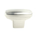 Transitional Advantage One Brushed Nickel Rounded Rectangle Knob 