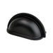 Traditional Advantage Three 3 inch CC Matte Black Cup Pull