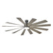 Modern Forms Fans - FR-W1815-80L-GH/WG - 80"Ceiling Fan - Windflower - Graphite/Weathered Gray