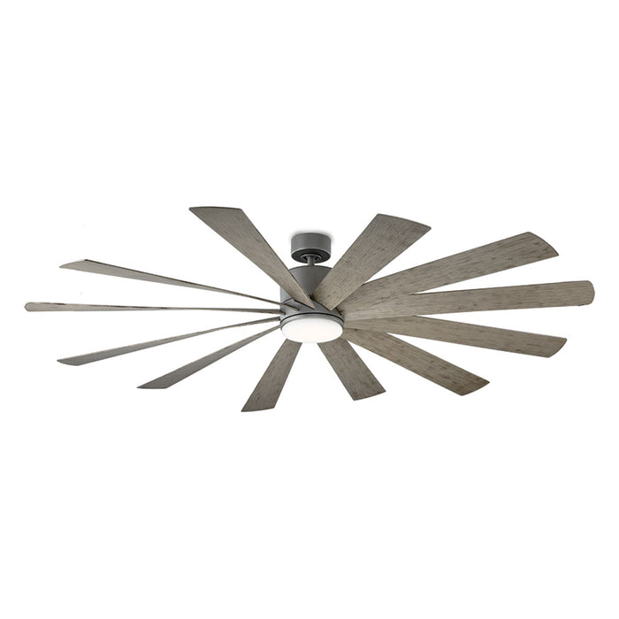 Modern Forms Fans - FR-W1815-80L-GH/WG - 80"Ceiling Fan - Windflower - Graphite/Weathered Gray