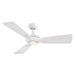 Modern Forms Fans - FR-W1819-52L-MW - 52"Ceiling Fan - Mykonos - Matte White