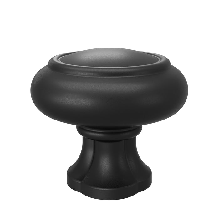 Atlas Lanehurst Knob 1 1/4 Inch Matte Black