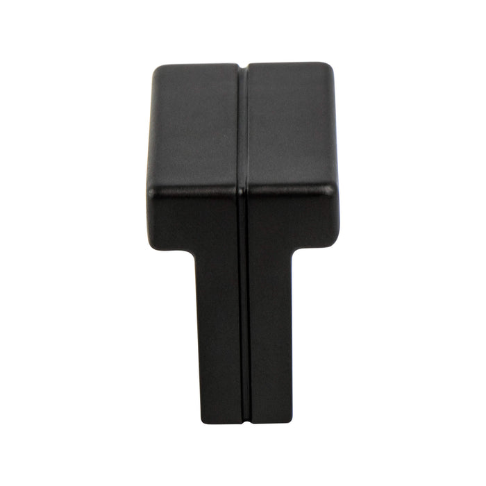 Skyline Matte Black Knob