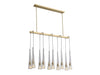 Avenue Lighting - HF8133-BB - Ten Light Chandelier - Abbey Park - Brushed Brass