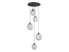 Avenue Lighting - HF8145-DBZ-CL - Five Light Pendant - Sonoma Ave. - Dark Bronze