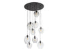 Avenue Lighting - HF8149-DBZ-CL - Nine Light Pendant - Sonoma Ave. - Dark Bronze