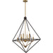 Quoizel - LVR5208WT - Eight Light Foyer Pendant - Louvre - Western Bronze