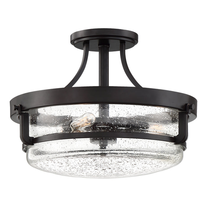 Quoizel - QF3515PN - Three Light Semi-Flush Mount - Outpost - Palladian Bronze