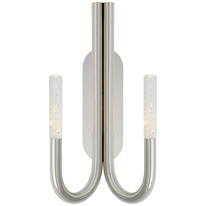 Visual Comfort Signature - KW 2283PN-SG - LED Wall Sconce - Rousseau - Polished Nickel