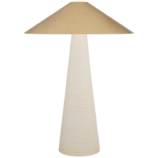 Visual Comfort Signature - KW 3661PRW-AB - Two Light Table Lamp - Miramar - Porous White Porcelain