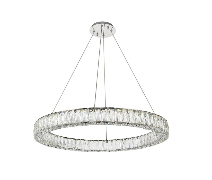 Elegant Lighting - 3503D31C - LED Chandelier - Monroe - Chrome