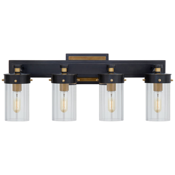 Visual Comfort Signature - TOB 2316BZ/HAB-CG - Four Light Bath Sconce - Marais - Bronze with Antique Brass