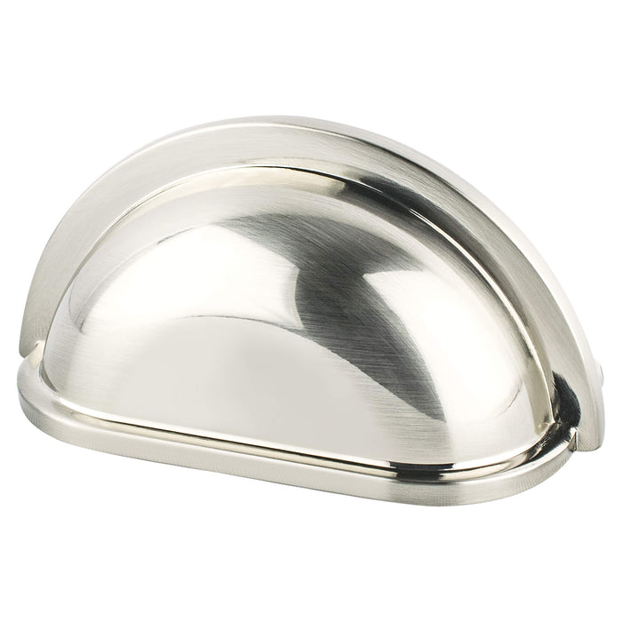 Traditional Advantage Three 3 inch CC Brushed Nickel Cup Pull