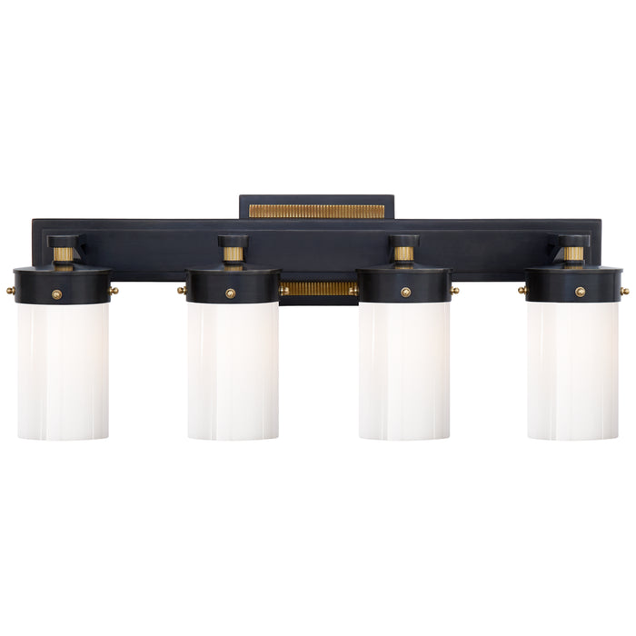 Visual Comfort Signature - TOB 2316BZ/HAB-WG - Four Light Bath Sconce - Marais - Bronze with Antique Brass