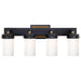 Visual Comfort Signature - TOB 2316BZ/HAB-WG - Four Light Bath Sconce - Marais - Bronze with Antique Brass