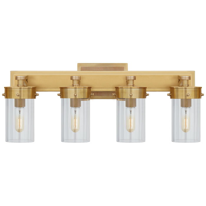 Visual Comfort Signature - TOB 2316HAB-CG - Four Light Bath Sconce - Marais - Hand-Rubbed Antique Brass