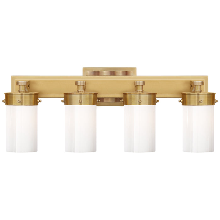 Visual Comfort Signature - TOB 2316HAB-WG - Four Light Bath Sconce - Marais - Hand-Rubbed Antique Brass