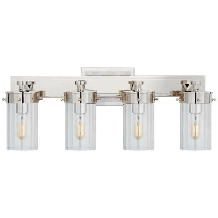 Visual Comfort Signature - TOB 2316PN-CG - Four Light Bath Sconce - Marais - Polished Nickel
