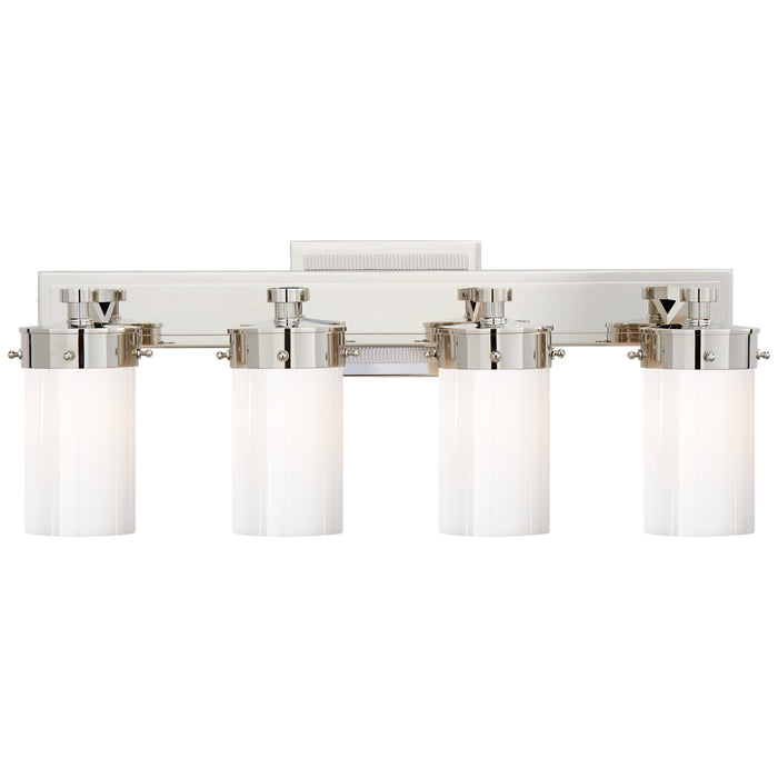 Visual Comfort Signature - TOB 2316PN-WG - Four Light Bath Sconce - Marais - Polished Nickel