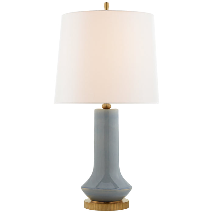 Visual Comfort Signature - TOB 3657PBC-L - Two Light Table Lamp - Luisa - Polar Blue Crackle