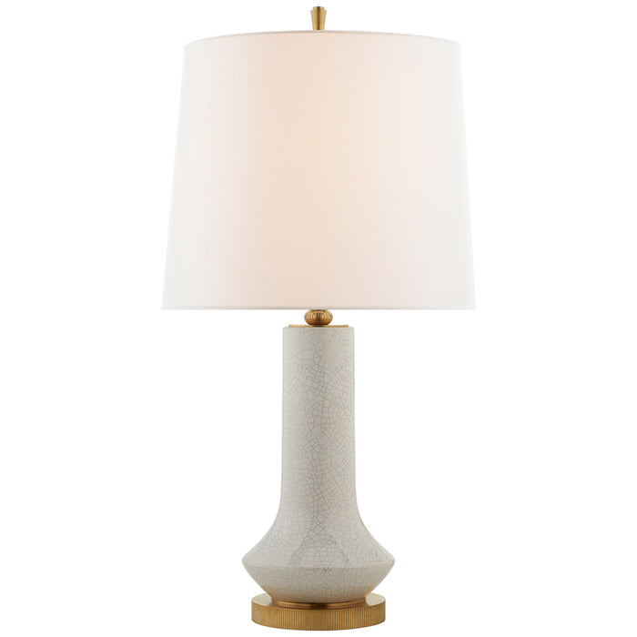 Visual Comfort Signature - TOB 3657WTC-L - Two Light Table Lamp - Luisa - White Crackle