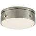 Visual Comfort Signature - TOB 4062AN-WG - LED Flush Mount - Hicks - Antique Nickel