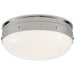 Visual Comfort Signature - TOB 4063PN-WG - Two Light Flush Mount - Hicks - Polished Nickel