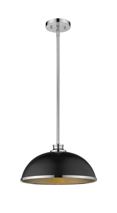 Z-Lite - 1930P-MB+CH - One Light Pendant - Citadel - Chrome
