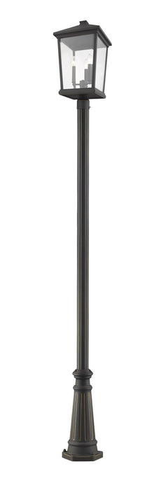 Z-Lite - 568PHXLR-519P-ORB - Three Light Outdoor Post Mounted Fixture - Beacon - Oil Rubbed Bronze