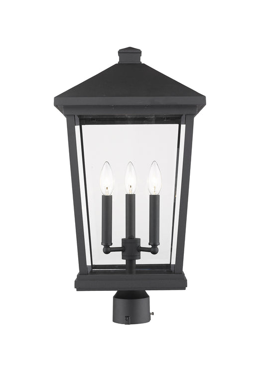 Z-Lite - 568PHXLR-BK - Three Light Outdoor Post Mount Fixture - Beacon - Black