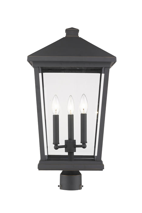 Z-Lite - 568PHXLR-ORB - Three Light Outdoor Post Mount Fixture - Beacon - Oil Rubbed Bronze