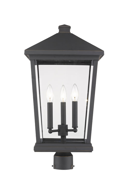 Z-Lite - 568PHXLR-ORB - Three Light Outdoor Post Mount Fixture - Beacon - Oil Rubbed Bronze