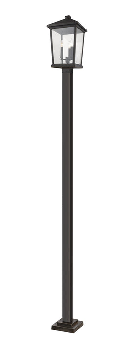 Z-Lite - 568PHXLS-536P-ORB - Three Light Outdoor Post Mounted Fixture - Beacon - Oil Rubbed Bronze