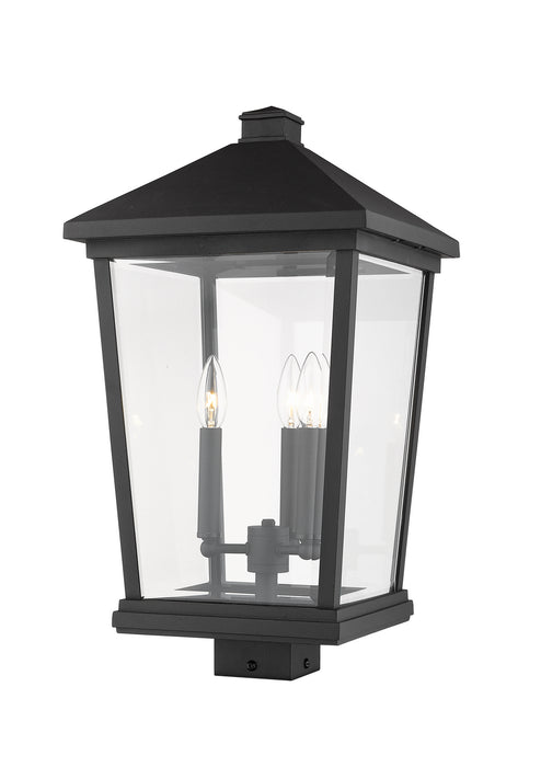 Z-Lite - 568PHXLS-BK - Three Light Outdoor Post Mount Fixture - Beacon - Black